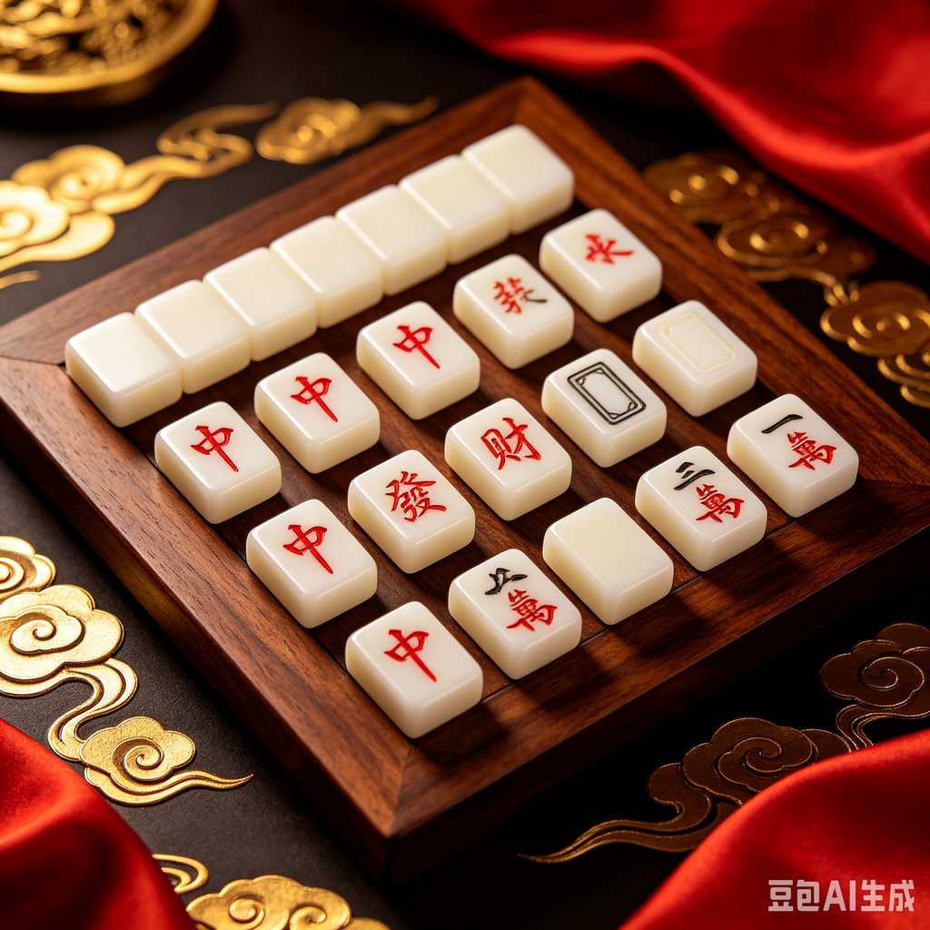muted color mahjong set