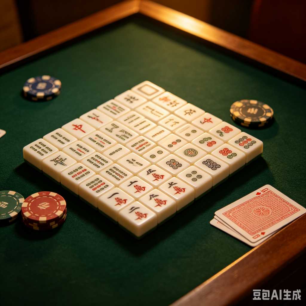 colorful mini mahjong tiles